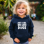 Load image into Gallery viewer, Just a Girl who Loves Dogs Hoodie
