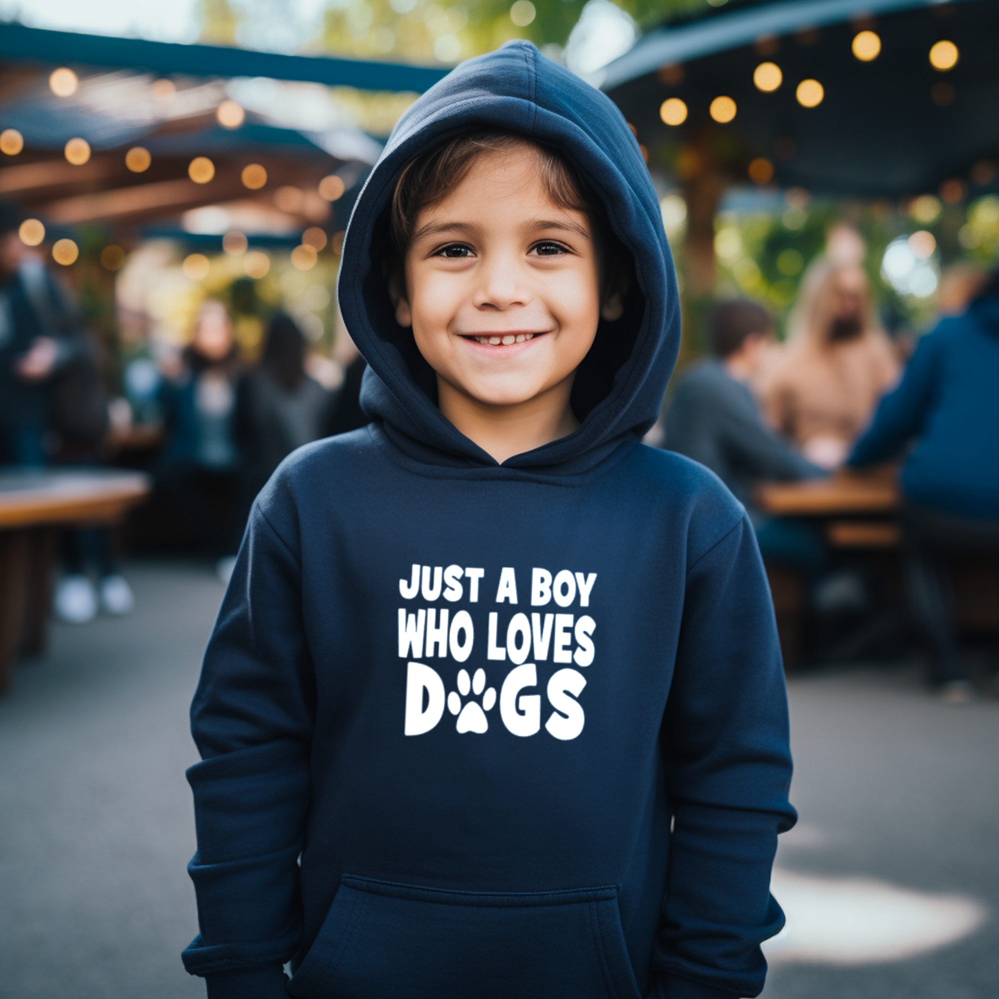 Just a Boy who Loves Dogs Hoodie