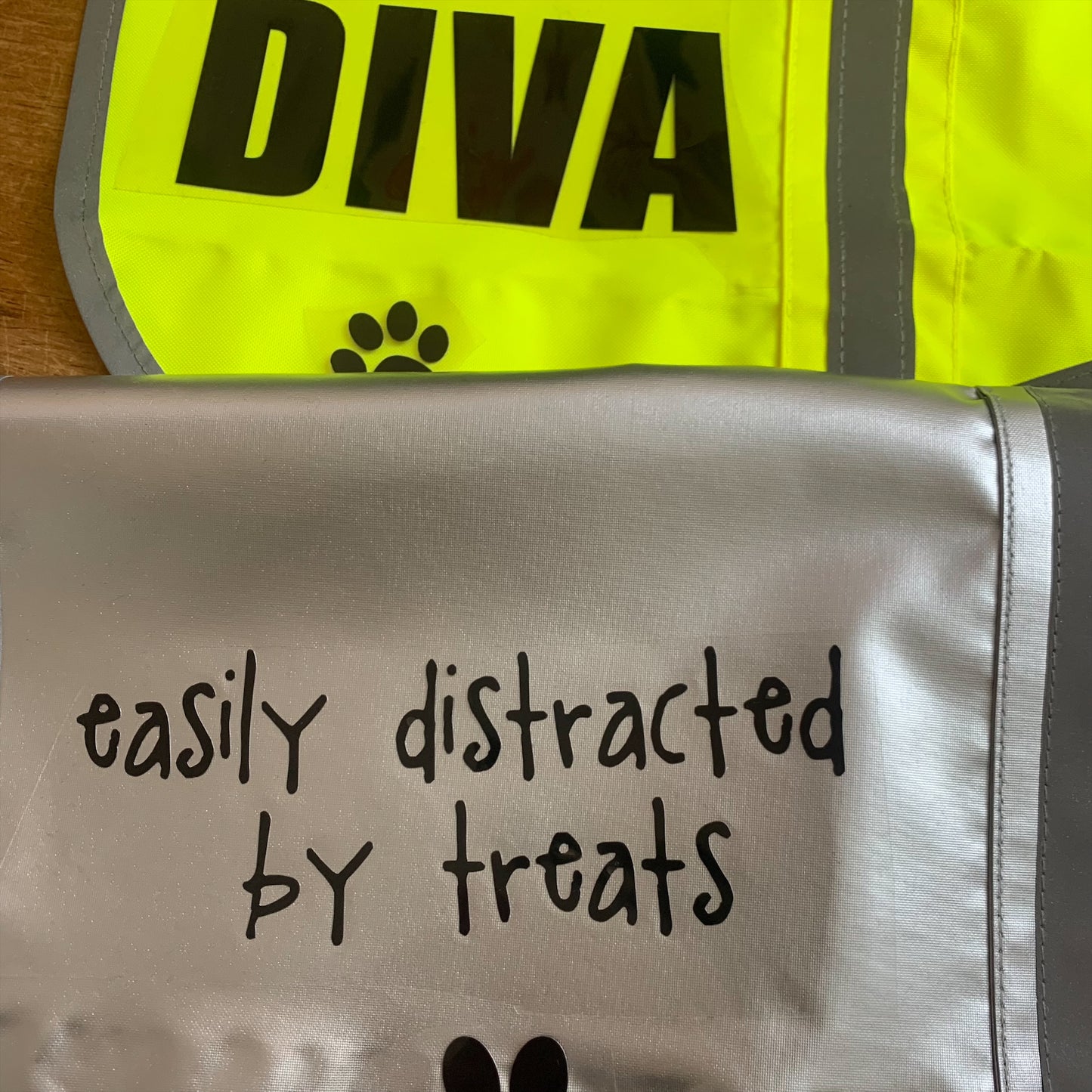 Personalised Hi Vis Dog Vest – Custom Name/ Message