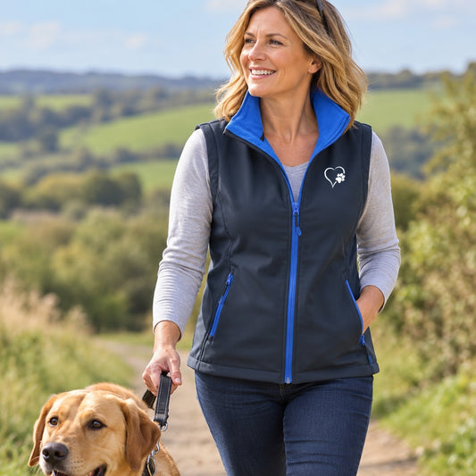 Women’s Dog Walking Gilet – Showerproof Softshell Bodywarmer