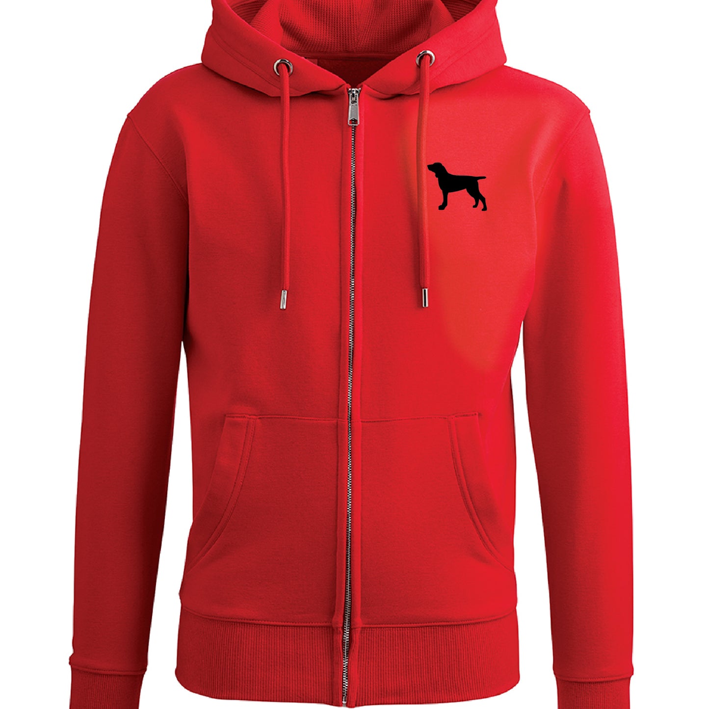 Dog Logo Luxury Zip up Hoodie - Add ANY Dog Breed