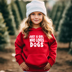 Load image into Gallery viewer, Just a Girl who Loves Dogs Hoodie
