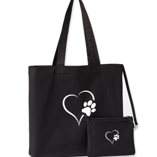 Recycled Cotton Tote with Detachable Purse