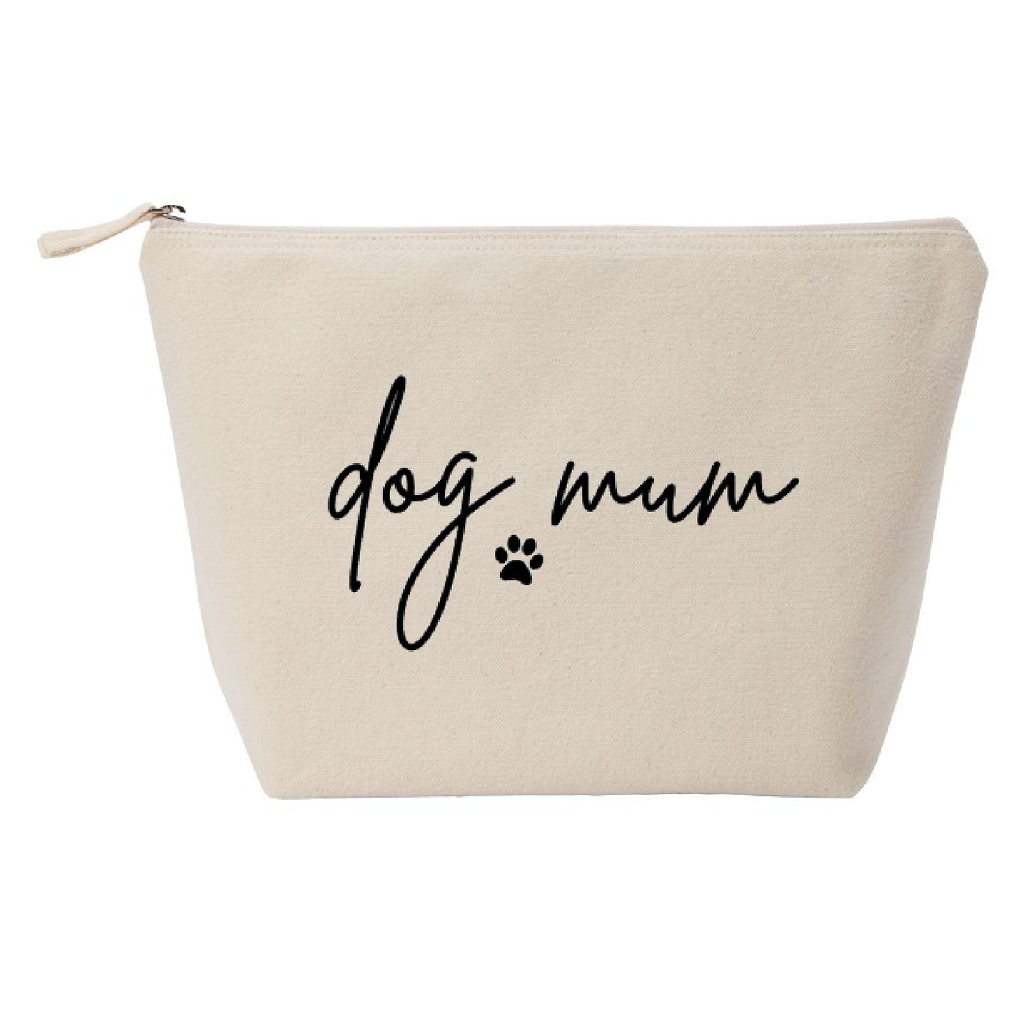 Large Natural Canvas Accessory Bag