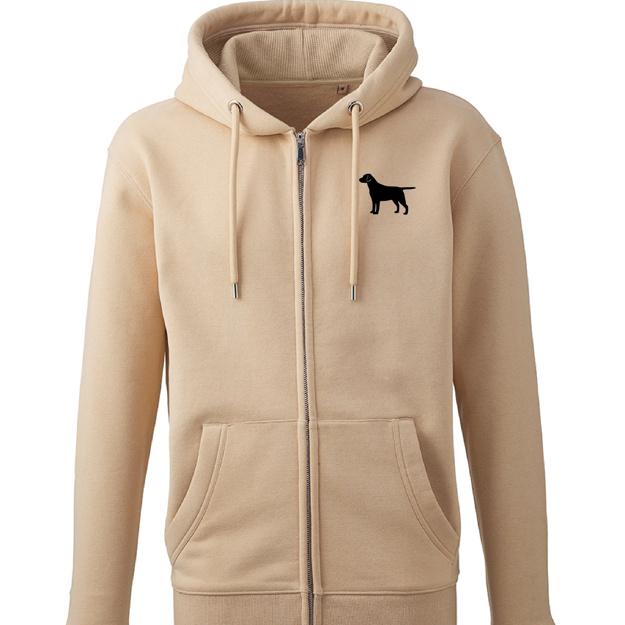 Dog Logo Luxury Zip up Hoodie - Add ANY Dog Breed