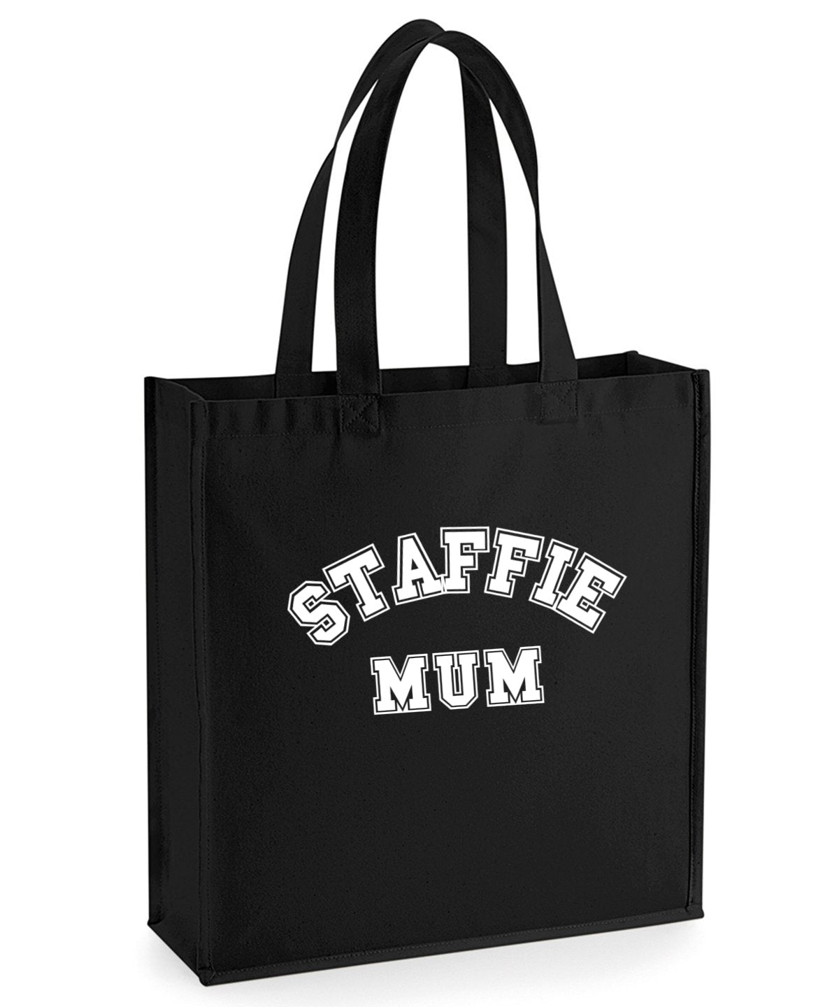 Staffie Mum  Premium Canvas Tote Bag
