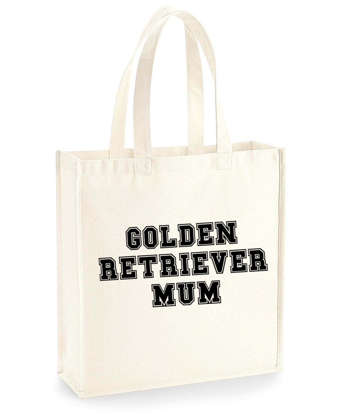 Golden Retriever Mum  Premium Canvas Tote Bag
