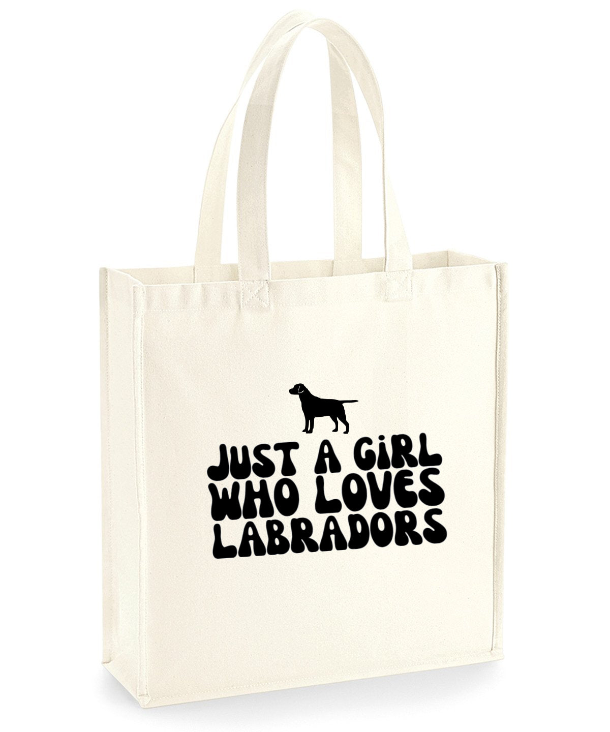 Labrador Mum  Premium Canvas Tote Bag
