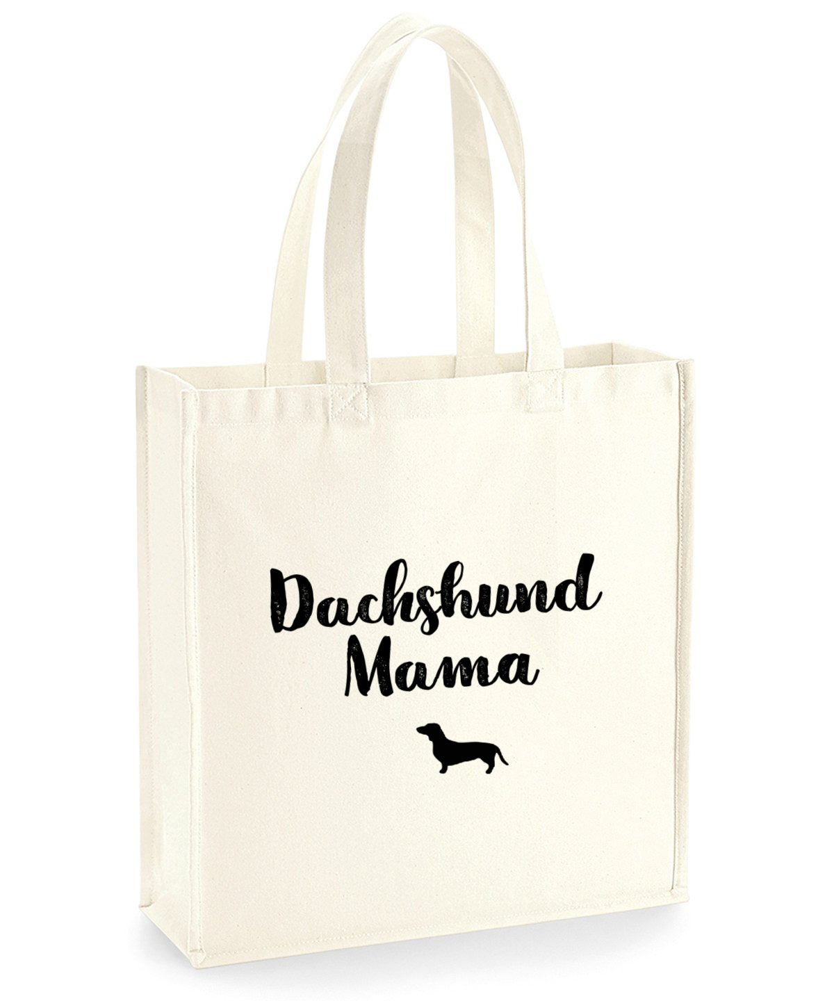 Dachshund Mum  Premium Canvas Tote Bag