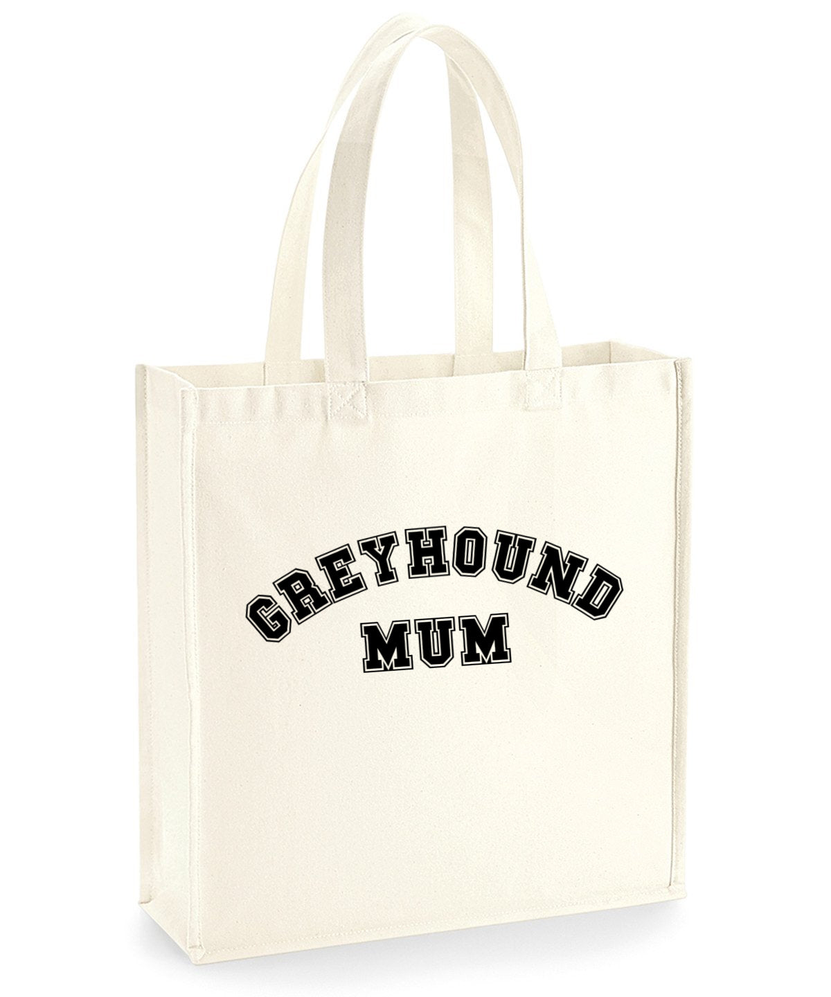 Greyhound Mum  Premium Canvas Tote Bag