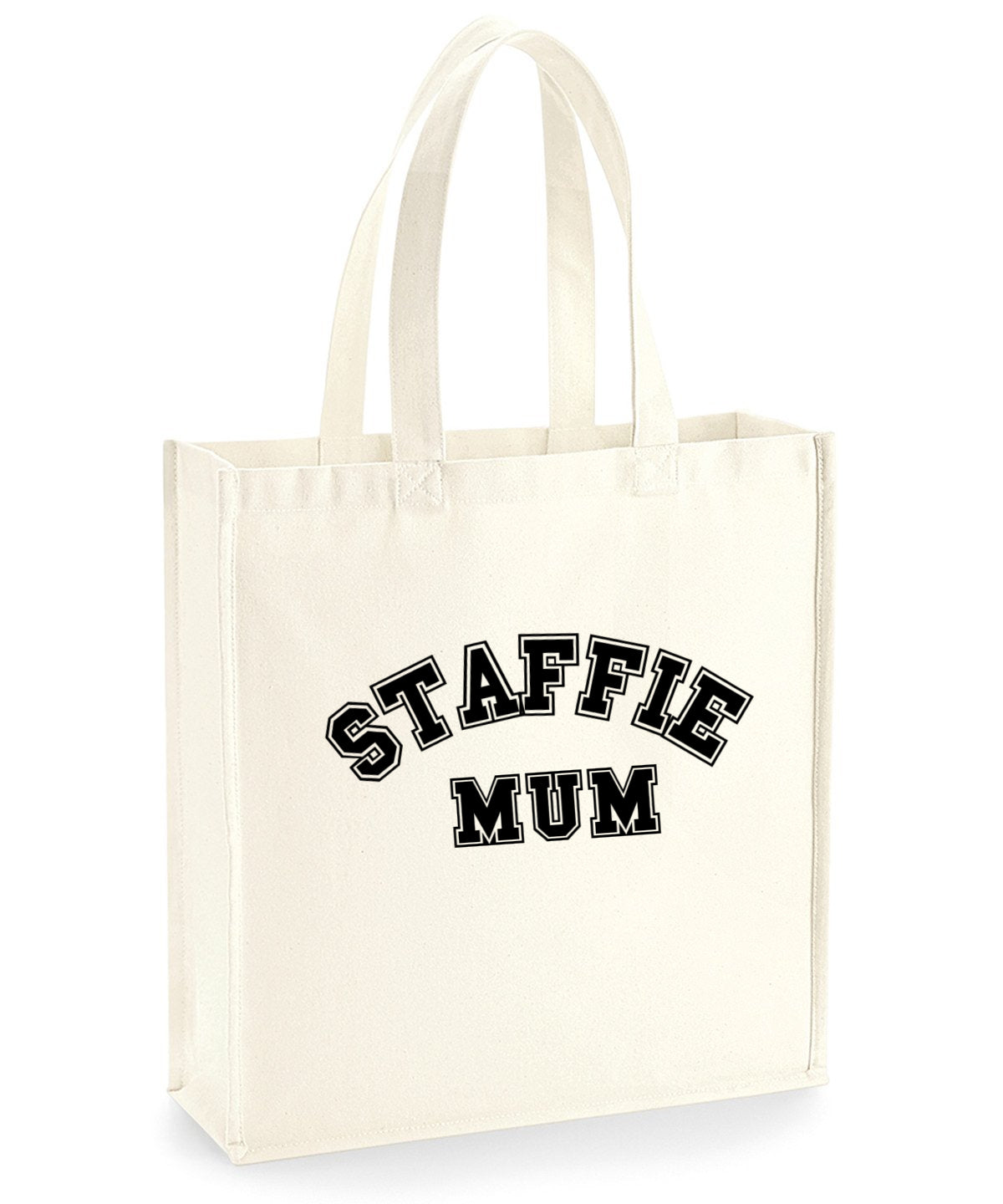 Staffie Mum  Premium Canvas Tote Bag
