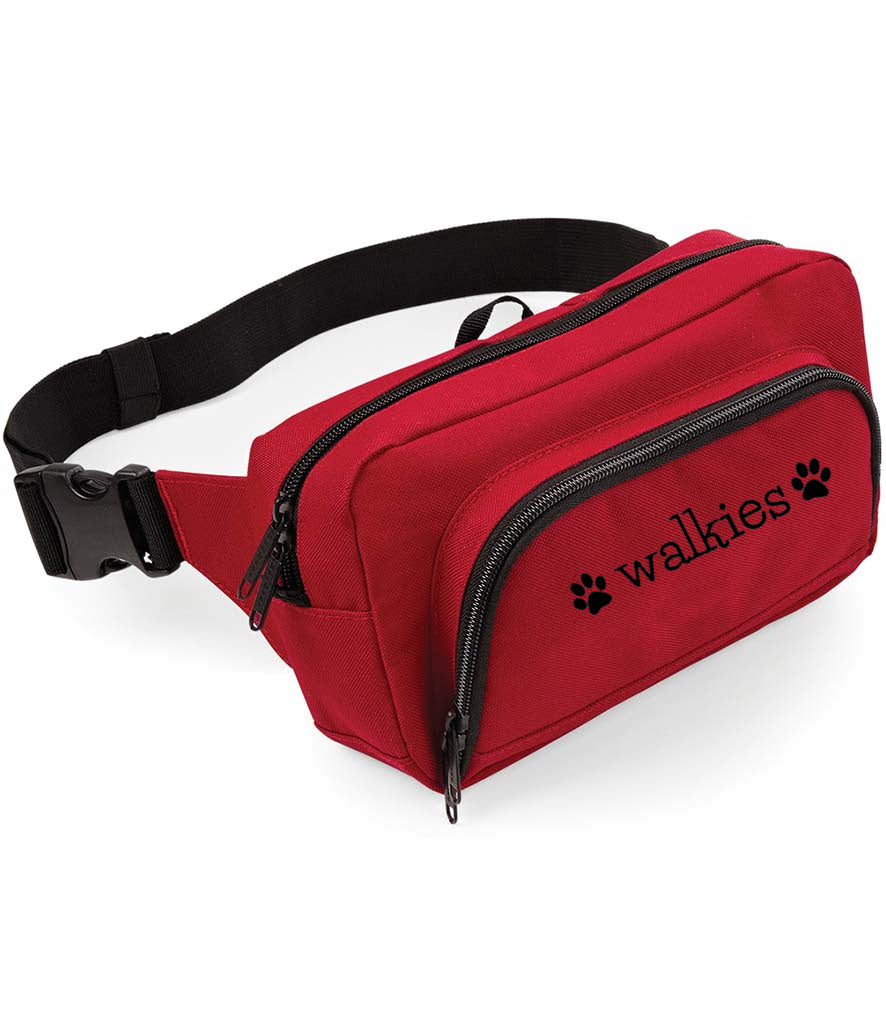 Dog Walking Organiser Waistpack red