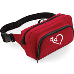 Load image into Gallery viewer, Heart and Paws Dog Walking Organiser Waistpack Bum Bag
