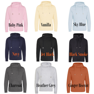 Any breed cowl neck hoodie