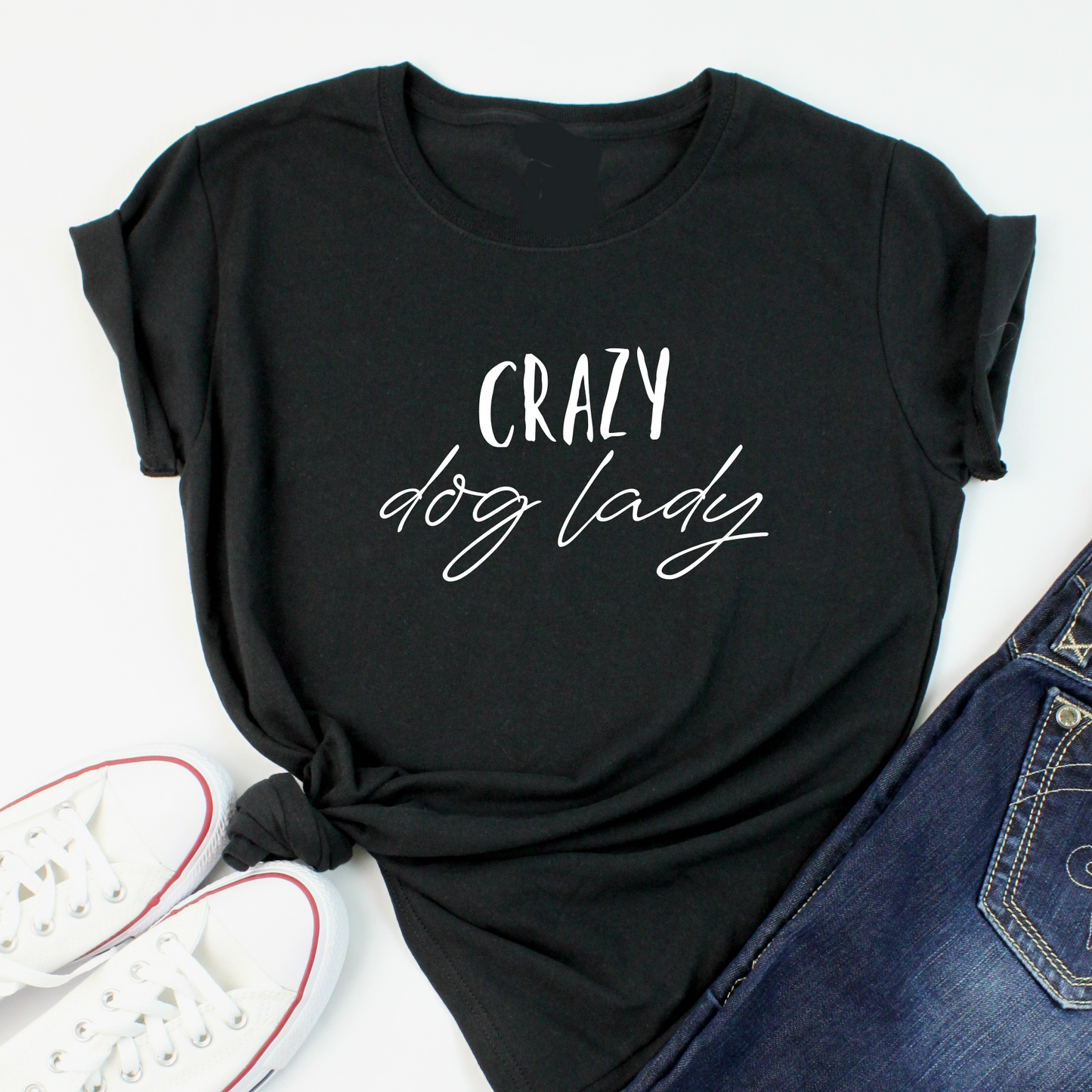 black dog lover t shirt