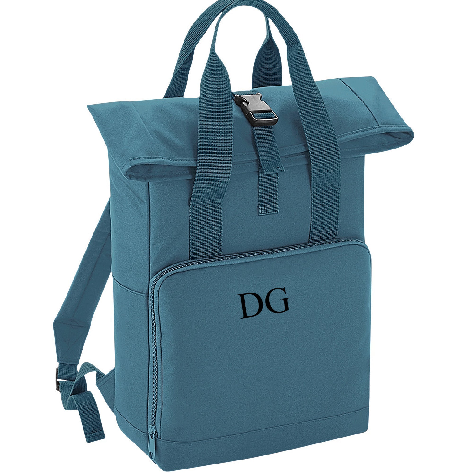 Personalised Roll Top Backpack - Large Twin Handle Rucksack – jessandtilly