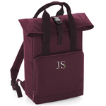 Load image into Gallery viewer, Personalised Roll Top Backpack - Large Twin Handle Rucksack

