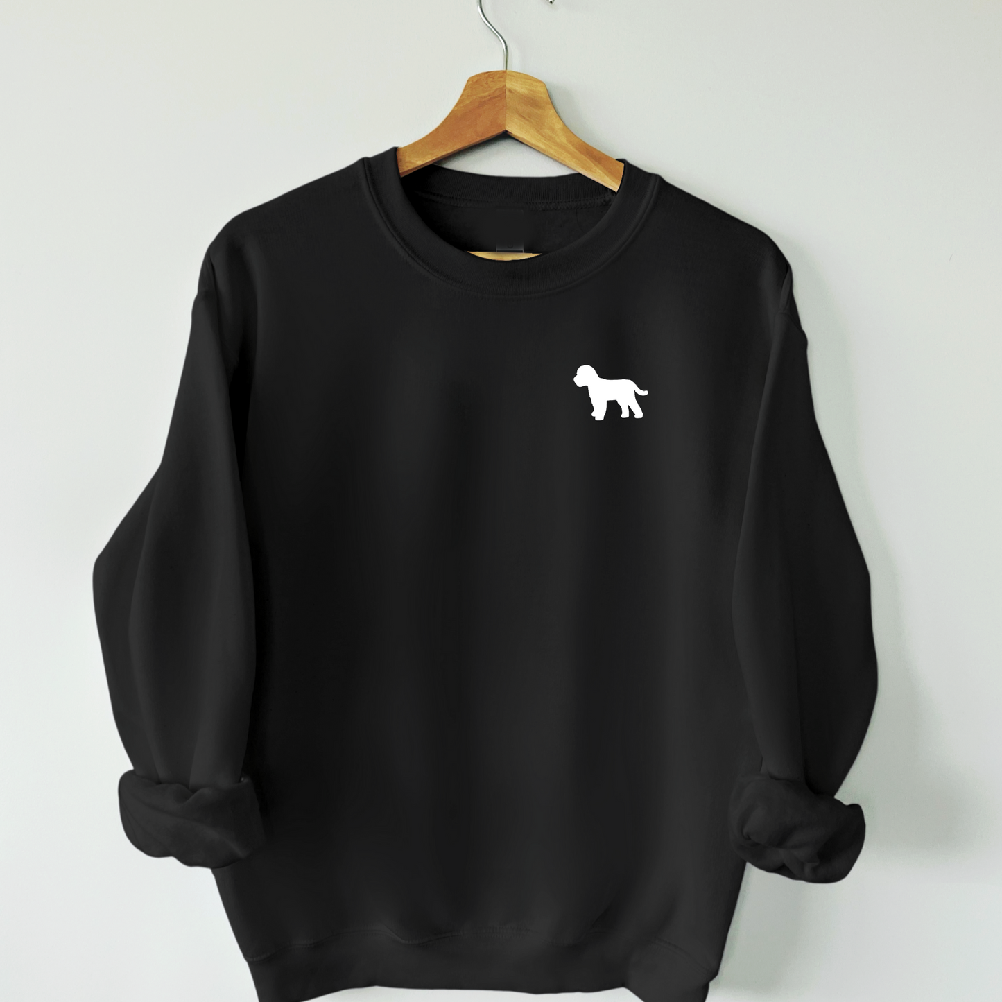 Dog Logo Sweatshirt - Customise with ANY Dog Breed - Unisex Relaxed Fit