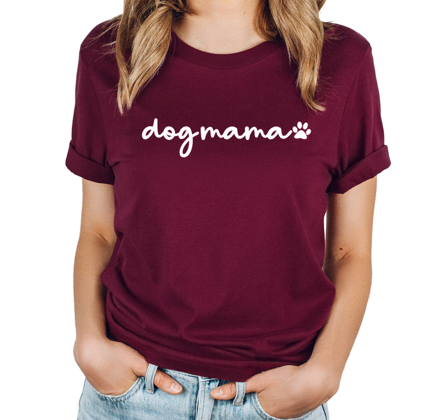 Dog Mama T Shirt - Organic Cotton