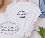 Load image into Gallery viewer, Dog Lover T-Shirt - ADD ANY BREED - Organic Cotton T Shirt
