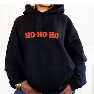 Christmas Hoodie, Ho Ho Ho Hoodie, Oversized Hoodie, Christmas Jumper