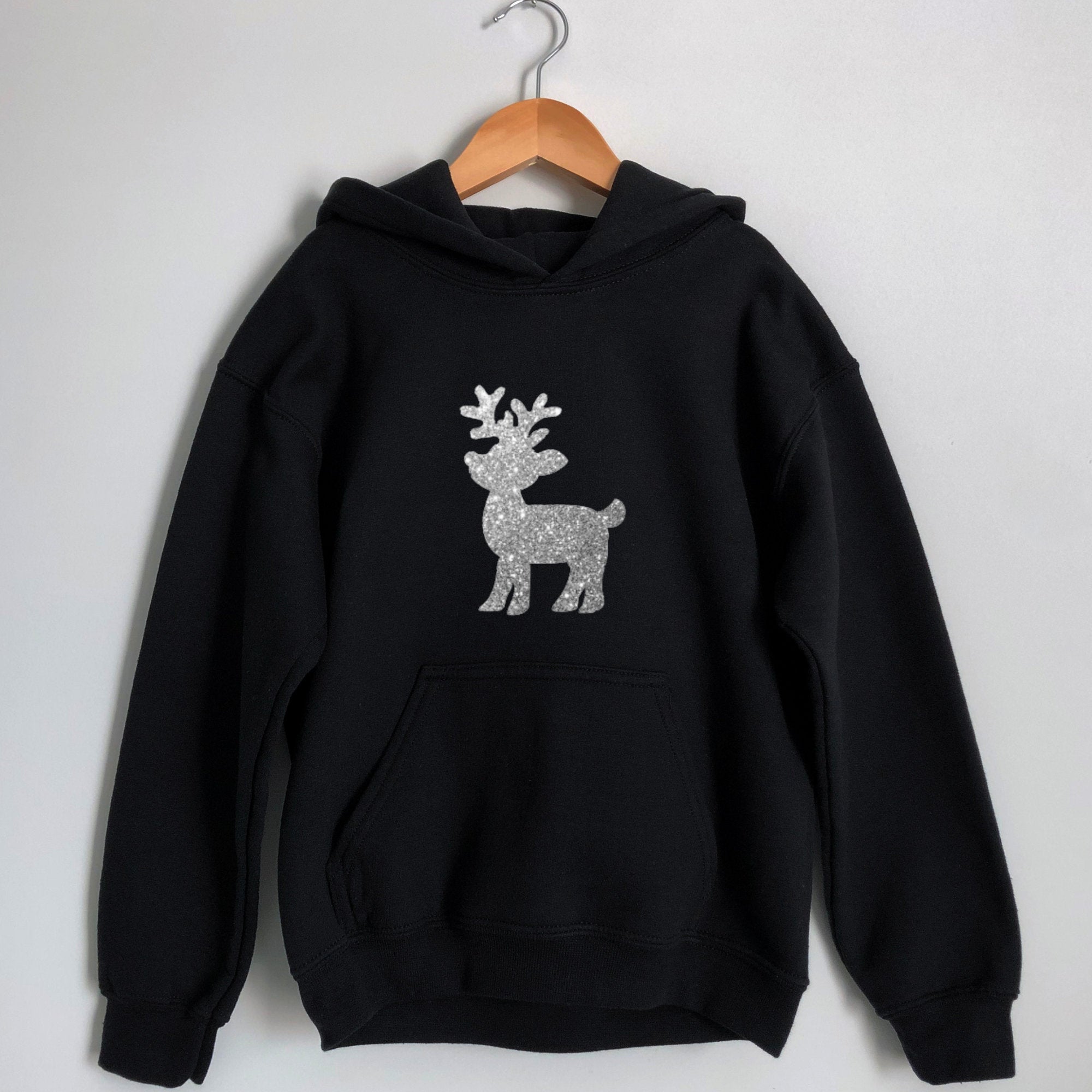 Christmas Kids Hoodie, Children&#39;s Christmas Sweater, Reindeer Christmas Hoodie