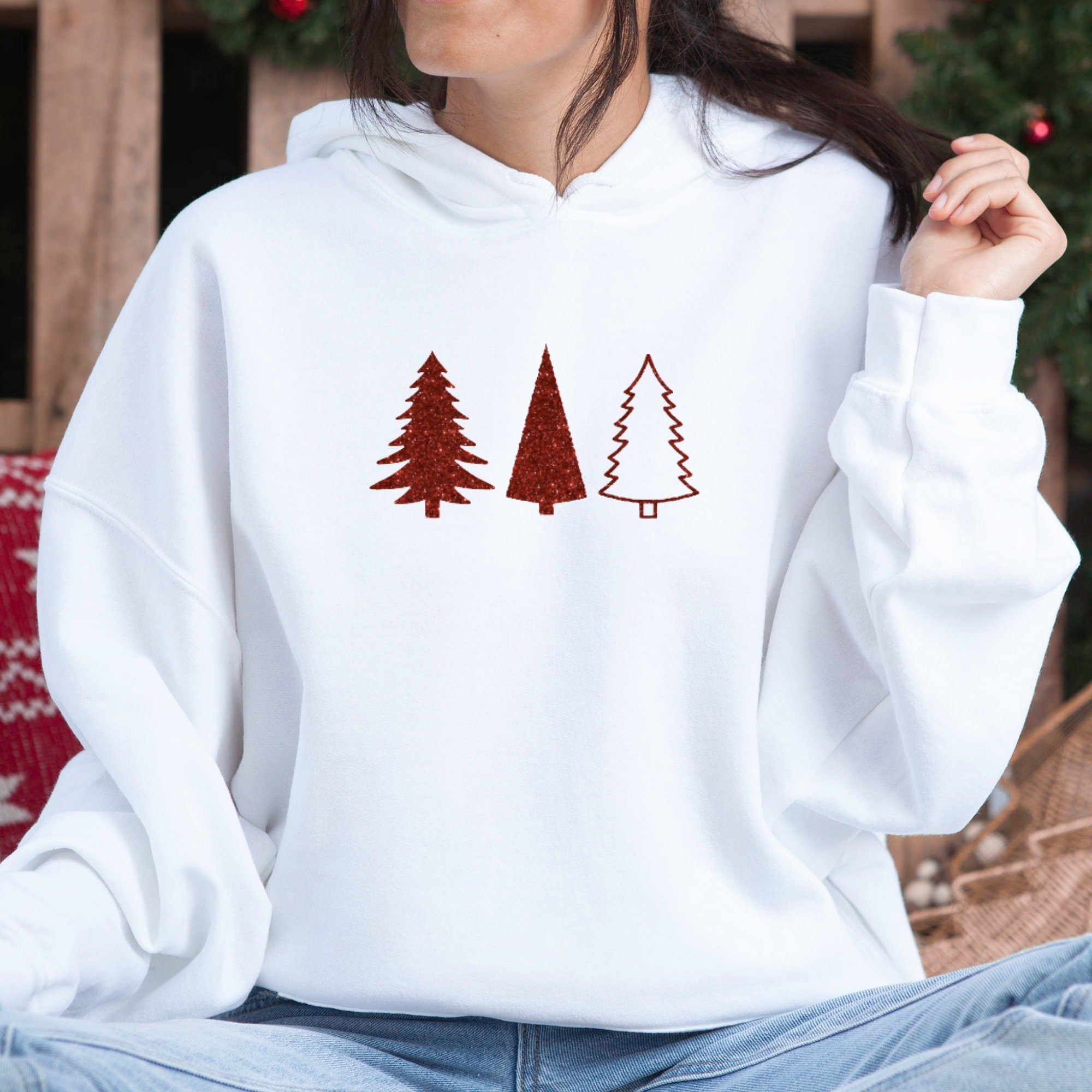 christmas tree hoodie