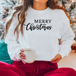 Load image into Gallery viewer, Christmas Sweatshirt, Merry Christmas Jumper, Oversized Sweatshirt
