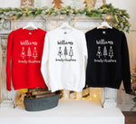 Load image into Gallery viewer, Family Matching Christmas Sweatshirts, Personalised Xmas Jumpers
