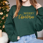 Load image into Gallery viewer, Christmas Sweatshirt, Merry Christmas Jumper, Oversized Sweatshirt
