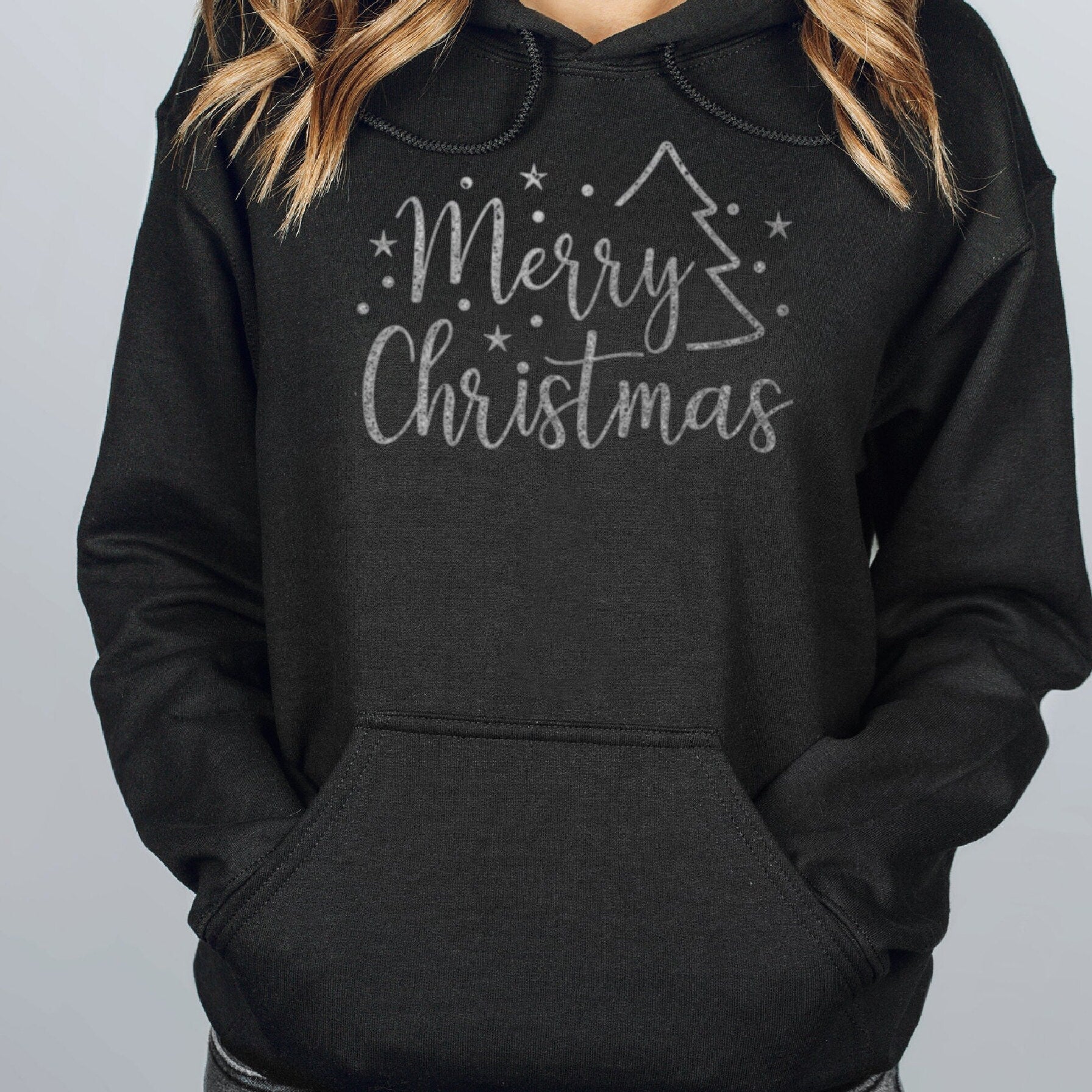 Merry Christmas Hoodie, Oversized Hoodie, Christmas Jumper