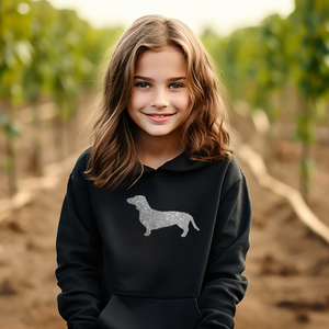 Children's Dog Hoodie, Personalise with ANY DOG BREED