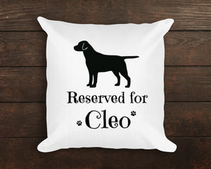 Personalised Cushion Cover - Customise with ANY Breed and Name