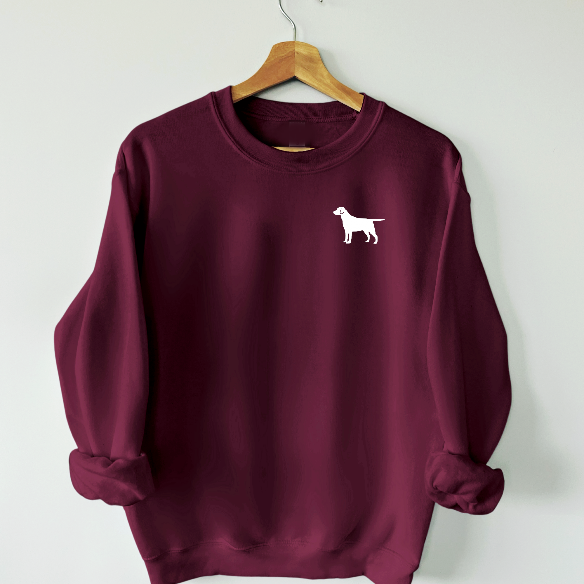 Dog Logo Sweatshirt - Customise with ANY Dog Breed - Unisex Relaxed Fit
