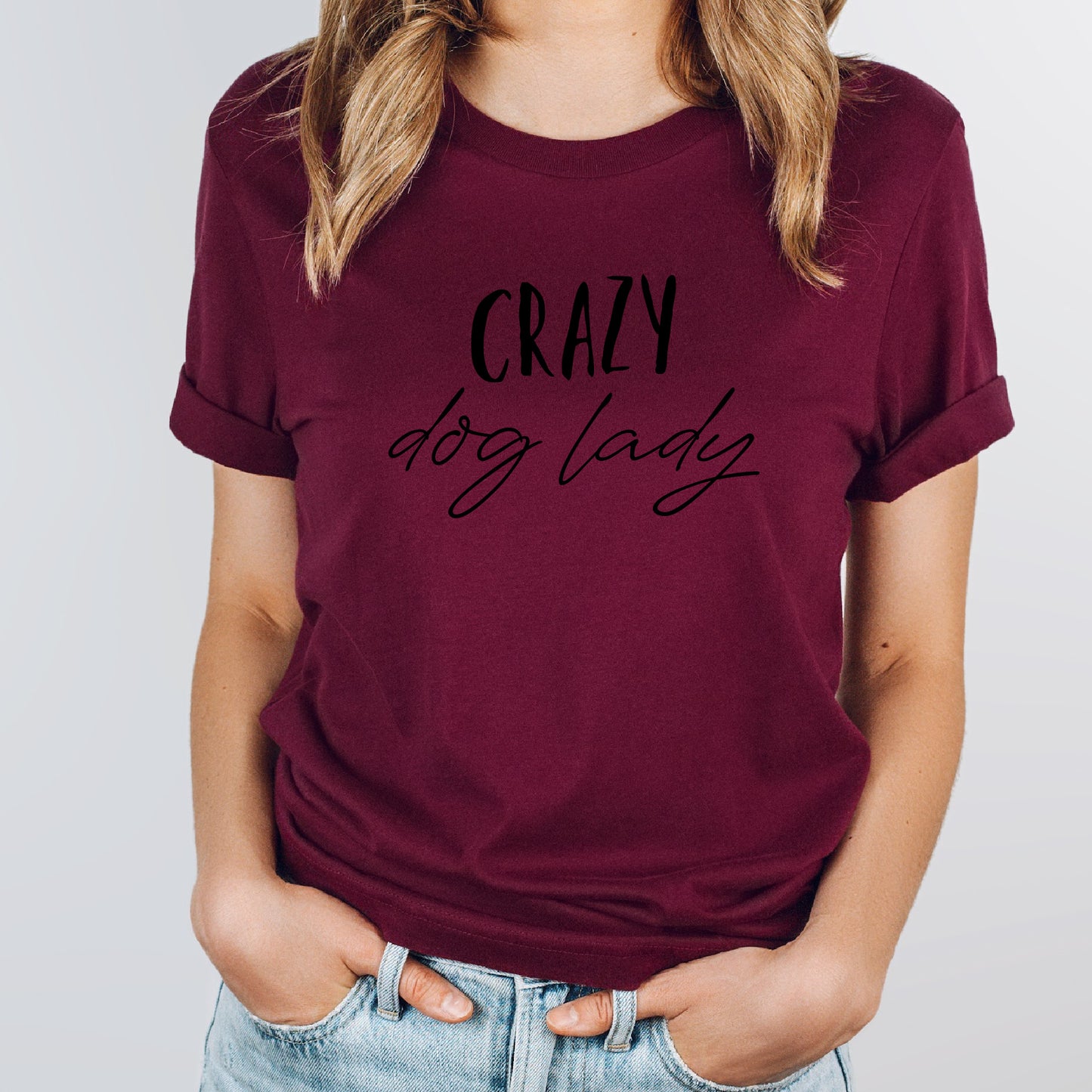 maroon dog lover t shirt