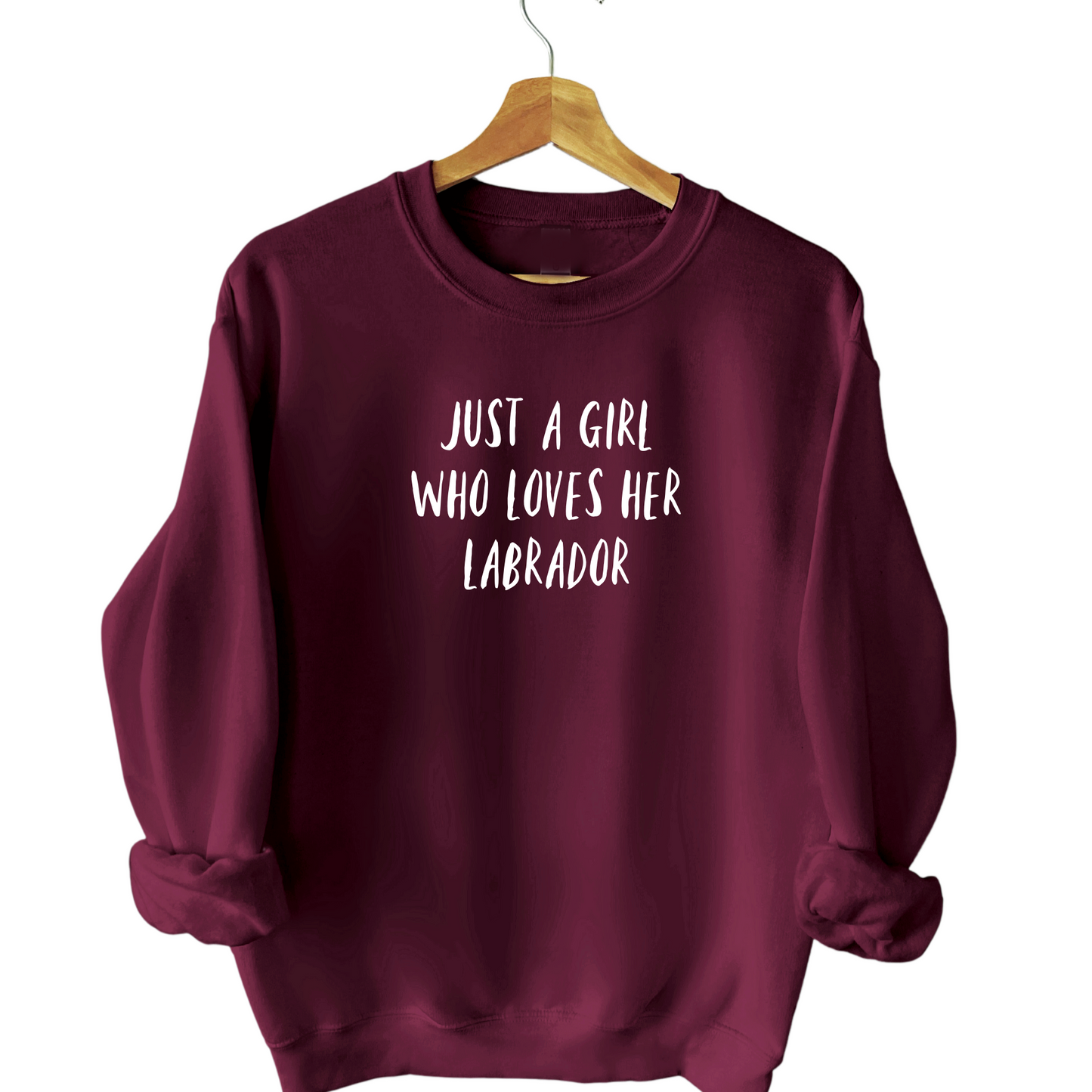 personalised dog sweatshirt burgundy