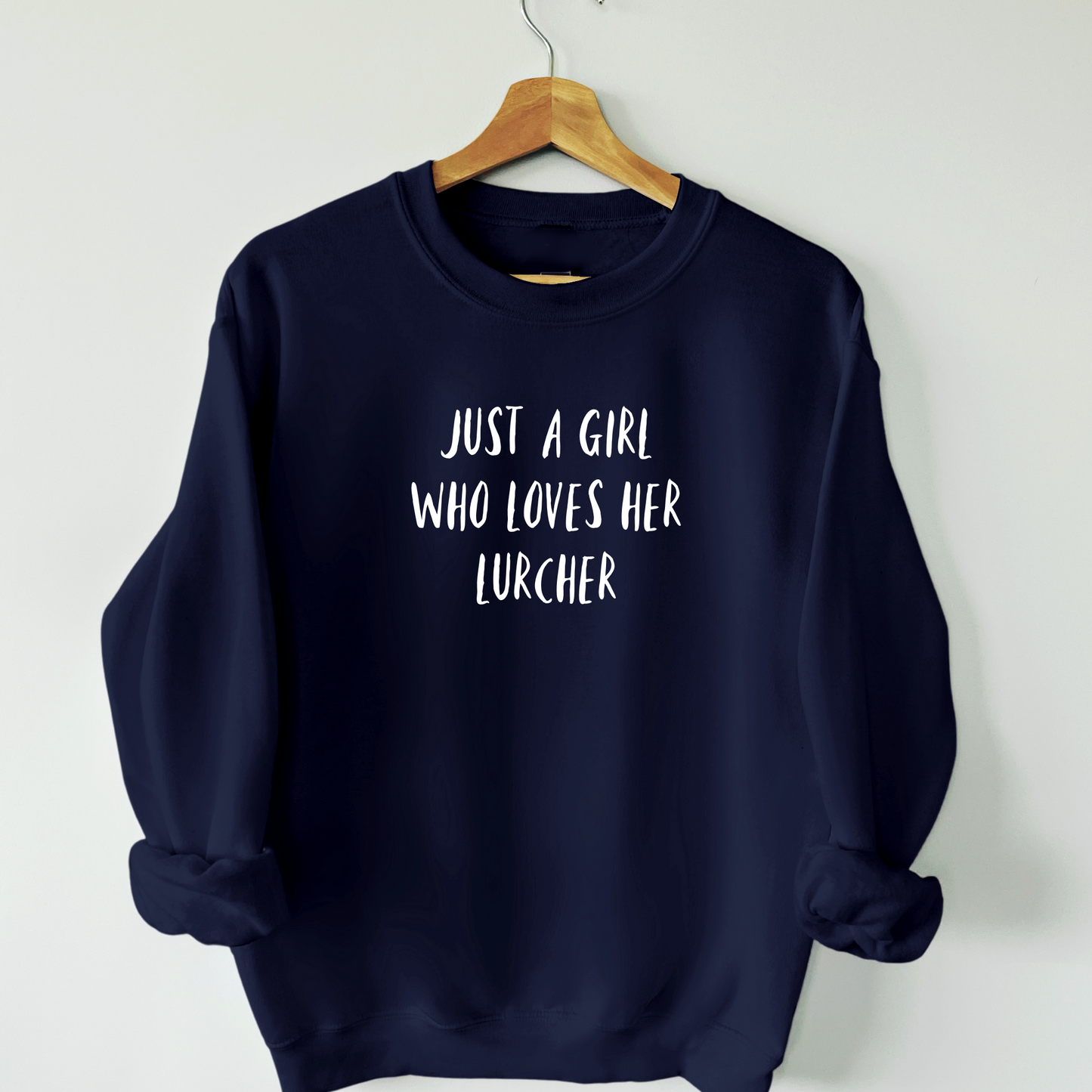 personalised dog sweatshirt navy