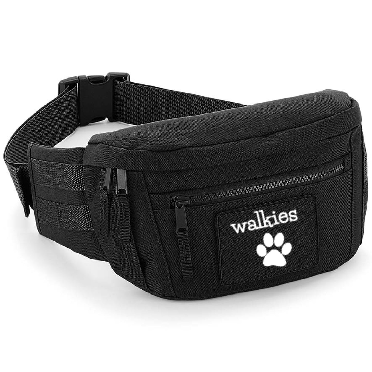 black walkies bum bag